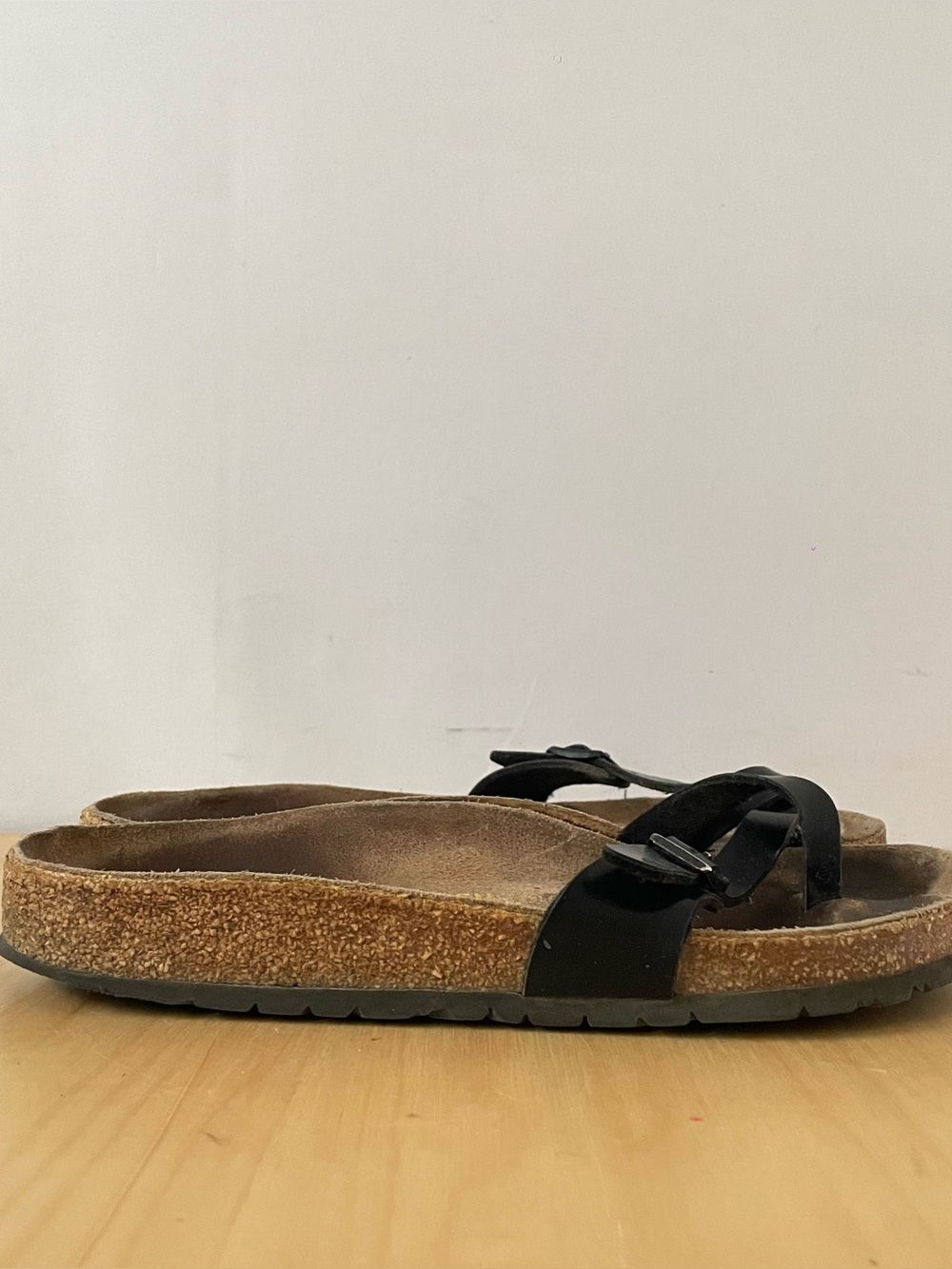 Birkenstock Mayari Yao Madrid Black Patent Sandals | EU 38